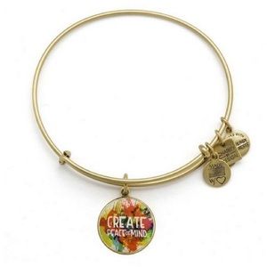 “Create peace of mind” gold Alex & Ani Bracelet